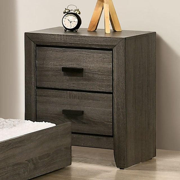 Roanne FOA7927N Gray Transitional Night Stand By Furniture Of America - sofafair.com