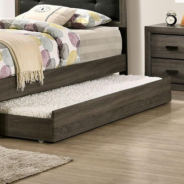 Roanne FOA7927TR Gray Transitional Trundle By Furniture Of America - sofafair.com