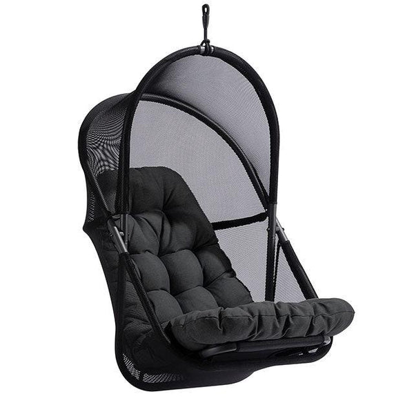 Breeze GM-1010BK Black Modern Swing Chair By Furniture Of America - sofafair.com