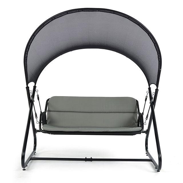 Sandor GM-1013BK Black Modern Swing Chair By Furniture Of America - sofafair.com