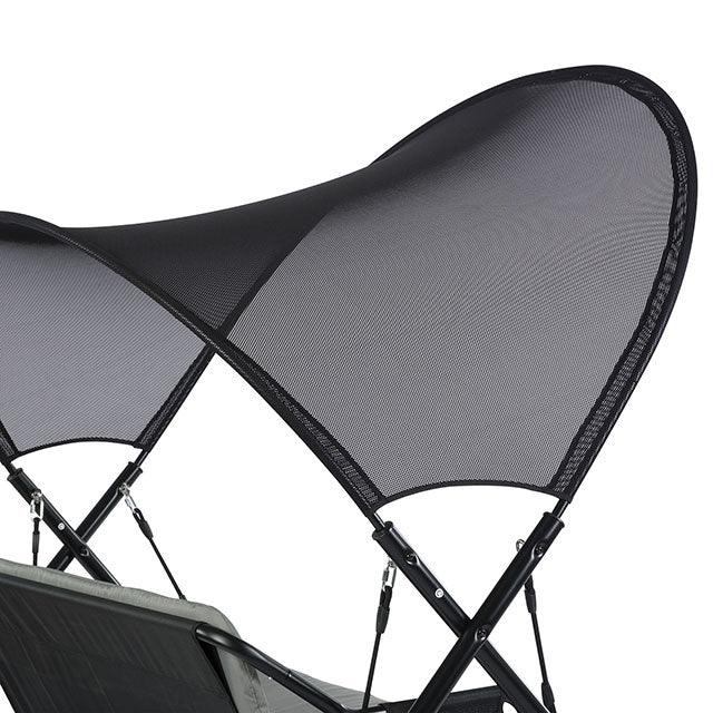 Sandor GM-1013BK Black Modern Swing Chair By Furniture Of America - sofafair.com
