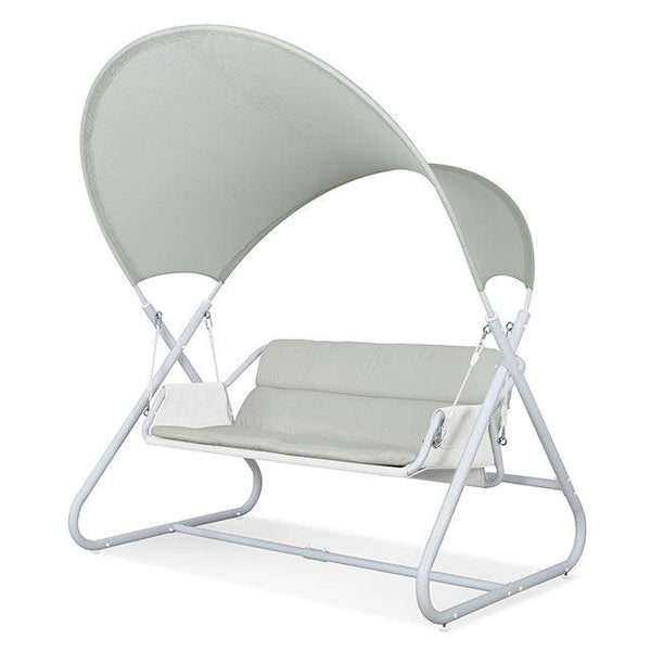 Sandor GM-1013WH White Modern Swing Chair By Furniture Of America - sofafair.com