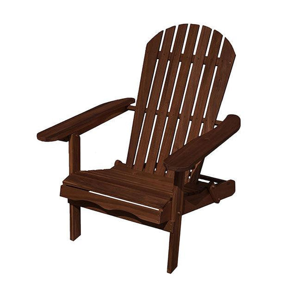 Elk GM-1021DK Dark Brown Rustic Adirondrack Chair By Furniture Of America - sofafair.com
