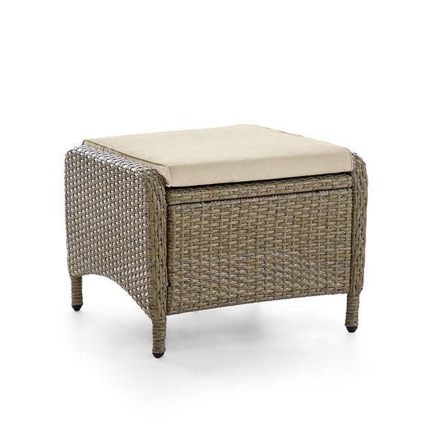 Mackay GM-2003-2PK Beige/Natural Contemporary Ottoman (2/Ctn) By Furniture Of America - sofafair.com