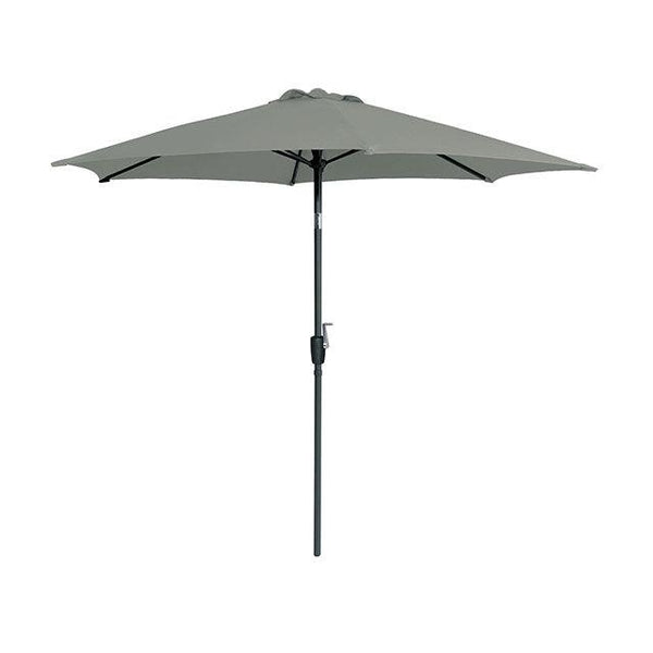 Halo GM-3002GR Graphite Modern Round Tilting Umbrella By Furniture Of America - sofafair.com