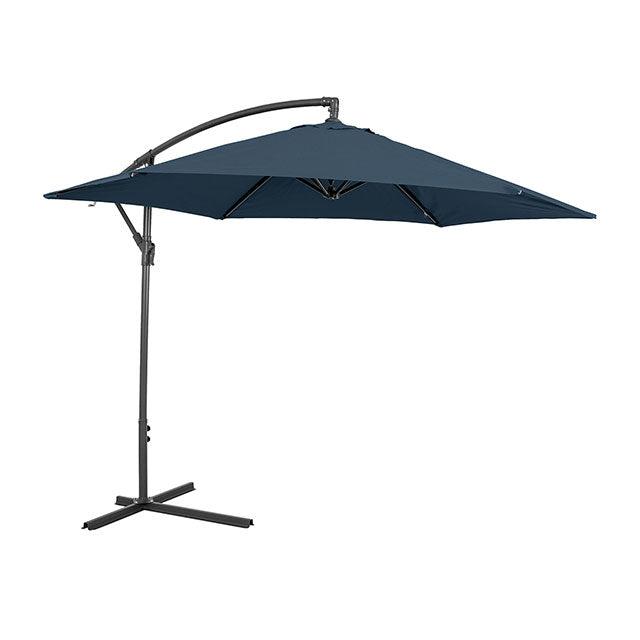 Glam GM-3003DS Dark Sapphire Modern Cantilever Umbrella w/ LED By Furniture Of America - sofafair.com