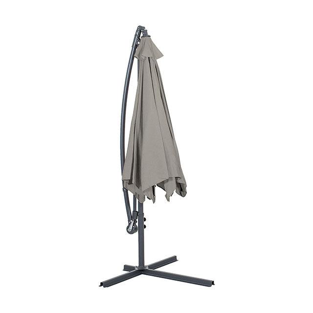 Glam GM-3003GR Graphite Modern Cantilever Umbrella w/ LED By Furniture Of America - sofafair.com