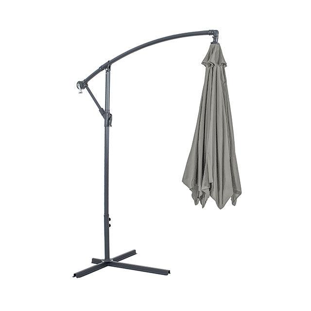 Glam GM-3003GR Graphite Modern Cantilever Umbrella w/ LED By Furniture Of America - sofafair.com