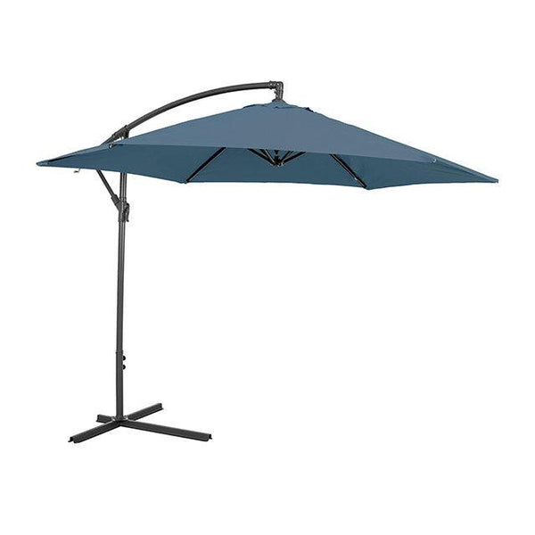 Glam GM-3003LS Light Sapphire Modern Cantilever Umbrella w/ LED By Furniture Of America - sofafair.com