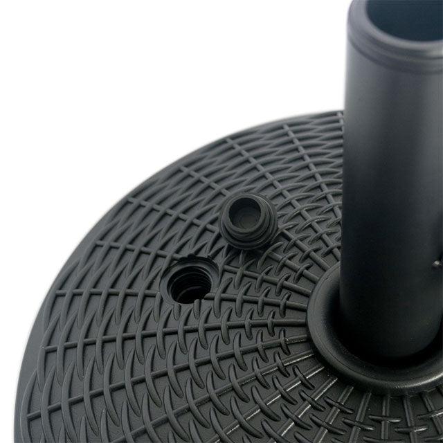 Fab GM-3004 Black Contemporary Round Umbrella Base By Furniture Of America - sofafair.com