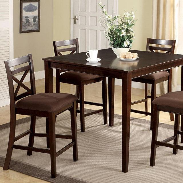 Weston CM3400PT-5PK 5 Pc. Counter Ht. Table Set By Furniture Of AmericaBy sofafair.com
