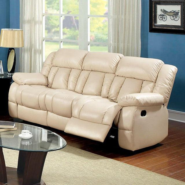 Barbado CM6827-SF Ivory Transitional Sofa By Furniture Of America - sofafair.com