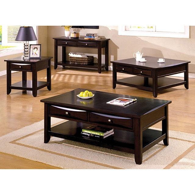 Baldwin CM4265DK-S Espresso Transitional Sofa Table By Furniture Of America - sofafair.com