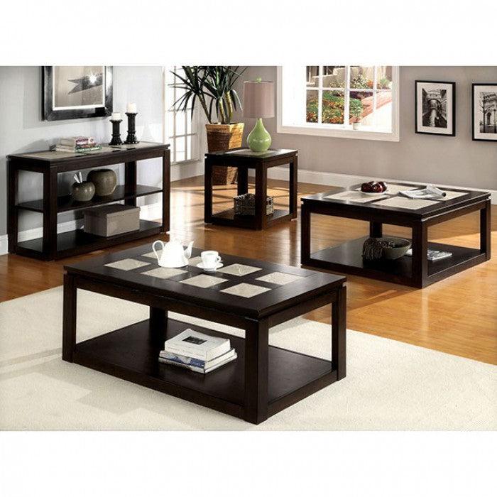 Verona CM4484E Espresso Transitional End Table By furniture of america - sofafair.com