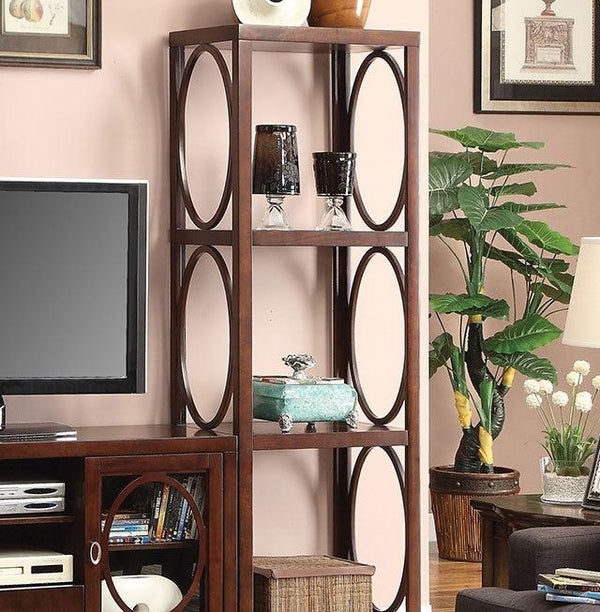 Melville CM5051-PC Cherry Transitional Pier Cabinet By Furniture Of America - sofafair.com