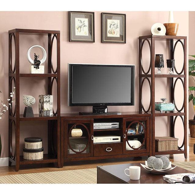 Melville CM5051-PC Cherry Transitional Pier Cabinet By Furniture Of America - sofafair.com