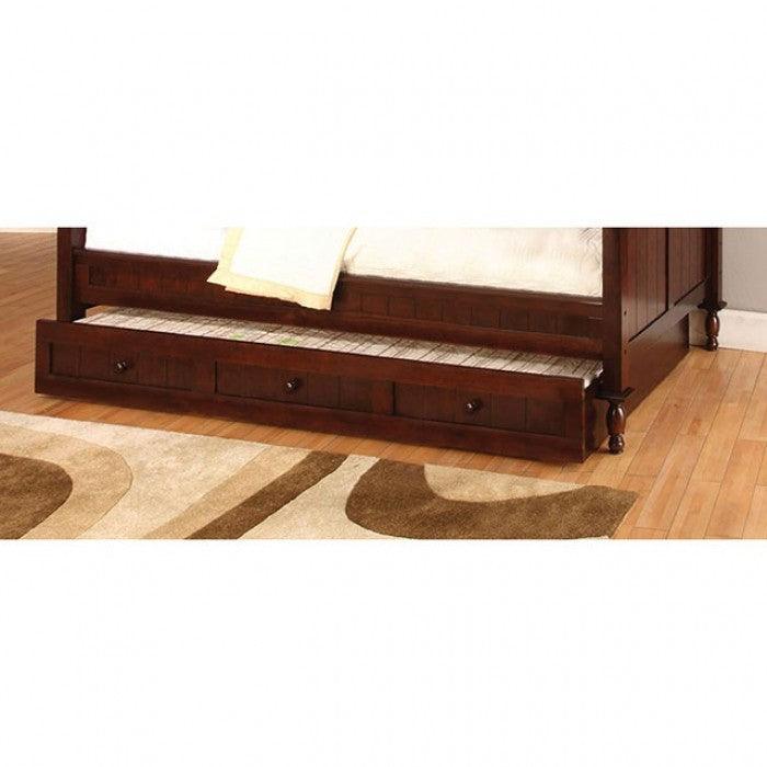 Trudle BY Furniture Of America Radcliff CM-TR001 Brown Cherry Cottage - sofafair.com