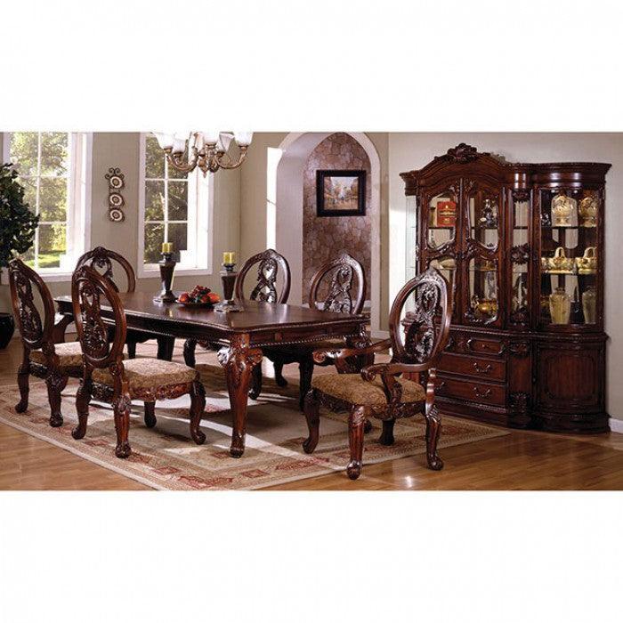 Tuscany CM3845CH-SC-2PK Antique Cherry/Brown Traditional Side Chair (2/Box) By furniture of america - sofafair.com