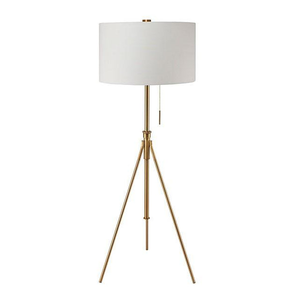 Zaya L731171F-GL Stained Gold Contemporary Floor Lamp By Furniture Of America - sofafair.com