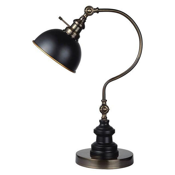 Briar L731180G-T Antique Gold Industrial Table Lamp By Furniture Of America - sofafair.com