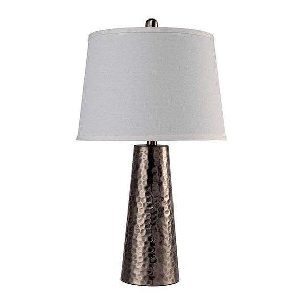 Luz L731199SV Silver Contemporary Table Lamp By Furniture Of America - sofafair.com