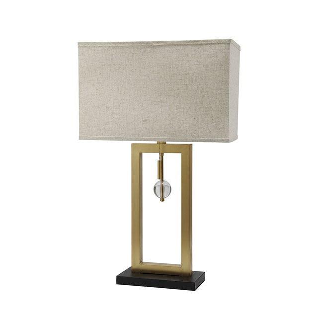 Tara L731206G Gold Contemporary Table Lamp By Furniture Of America - sofafair.com