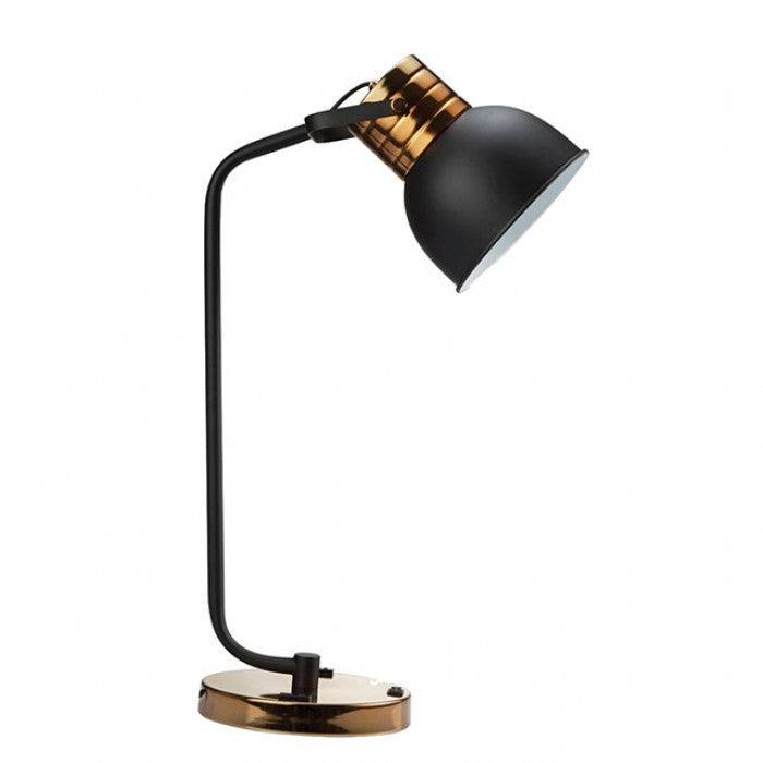 Urien L73839 Black/Antique Gold Contemporary Table Lamp By furniture of america - sofafair.com