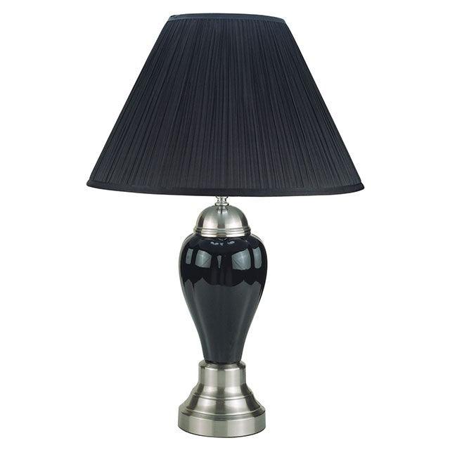 Niki L76117BK-6PK Black Traditional Table Lamp (6/Box) By Furniture Of America - sofafair.com