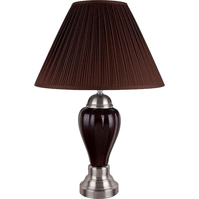 Hanna L76117ES-6PK Espresso Traditional Table Lamp By Furniture Of America - sofafair.com
