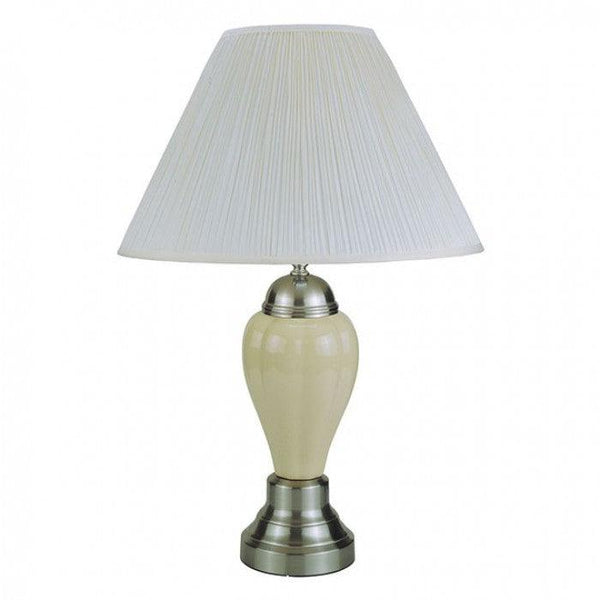 Niki L76117IV-6PK Ivory Traditional Table Lamp (6/Box) By furniture of america - sofafair.com