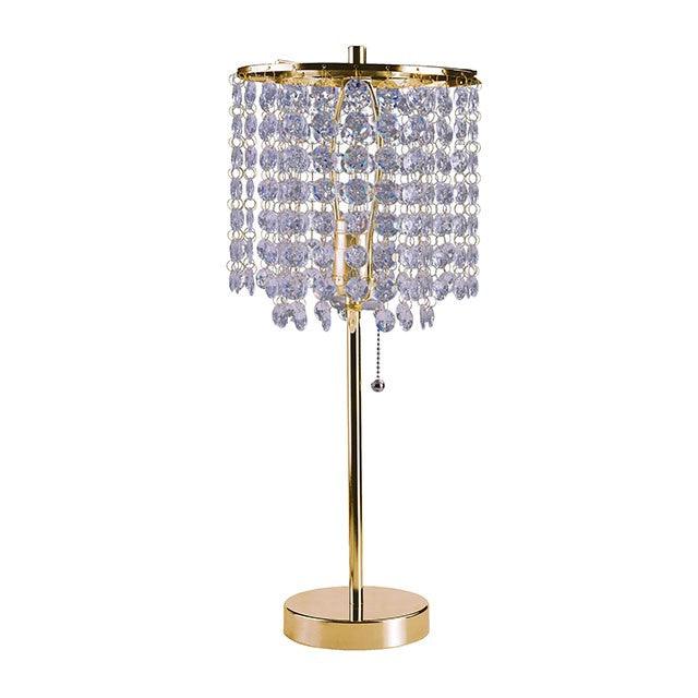 Ira L78315G Gold Glam Table Lamp By Furniture Of America - sofafair.com