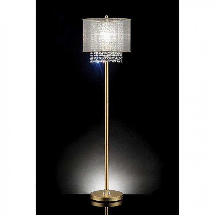 Ana L9154F Gold Glam Floor Lamp By furniture of america - sofafair.com