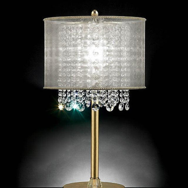 Ana L9154T Gold Glam Table Lamp By Furniture Of America - sofafair.com
