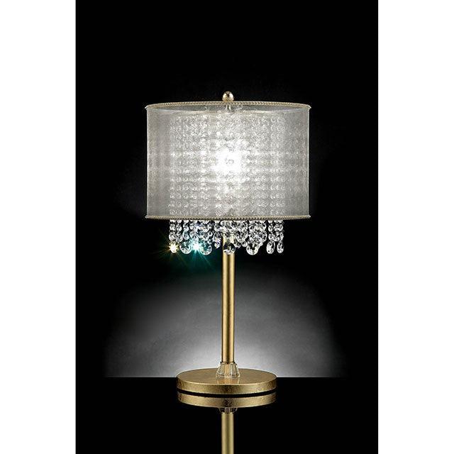 Ana L9154T Gold Glam Table Lamp By Furniture Of America - sofafair.com
