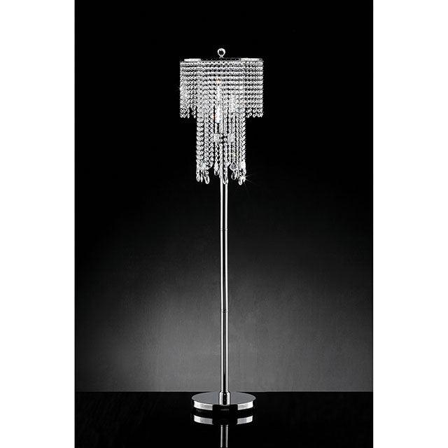 Alrai L9721F Clear Glam Floor Lamp By Furniture Of America - sofafair.com