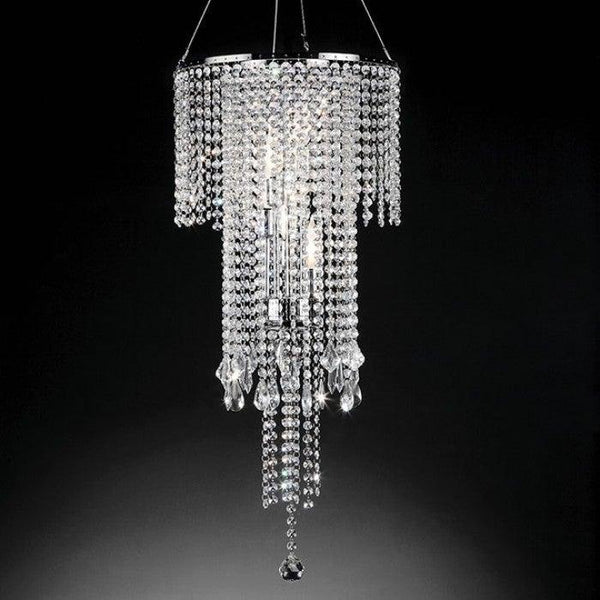 Alrai L9721H Clear Glam Ceiling Lamp By furniture of america - sofafair.com