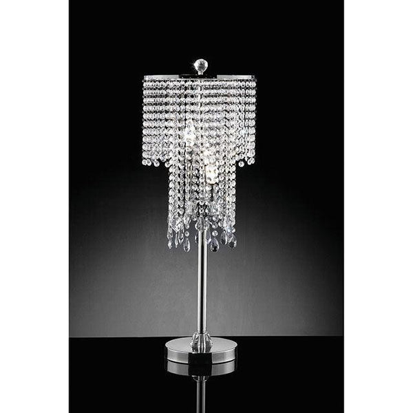 Alrai L9721T Clear Glam Table Lamp By Furniture Of America - sofafair.com