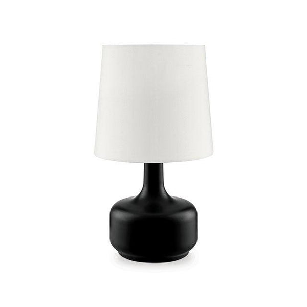 Farah L9819BK Black Contemporary Table Lamp By Furniture Of America - sofafair.com