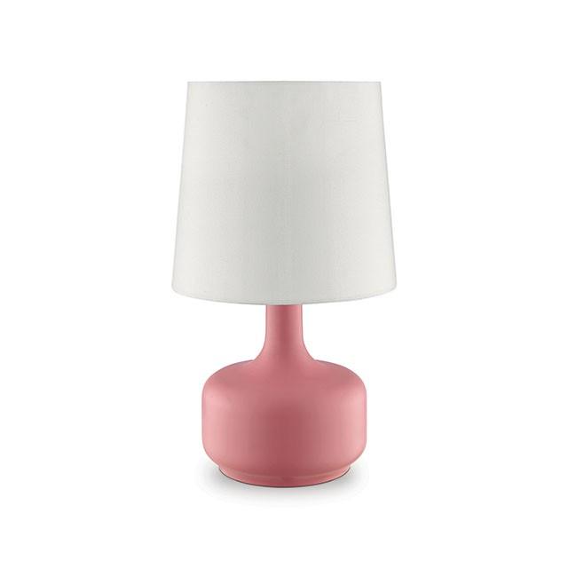 Farah L9819PK Pink Contemporary Table Lamp By Furniture Of America - sofafair.com