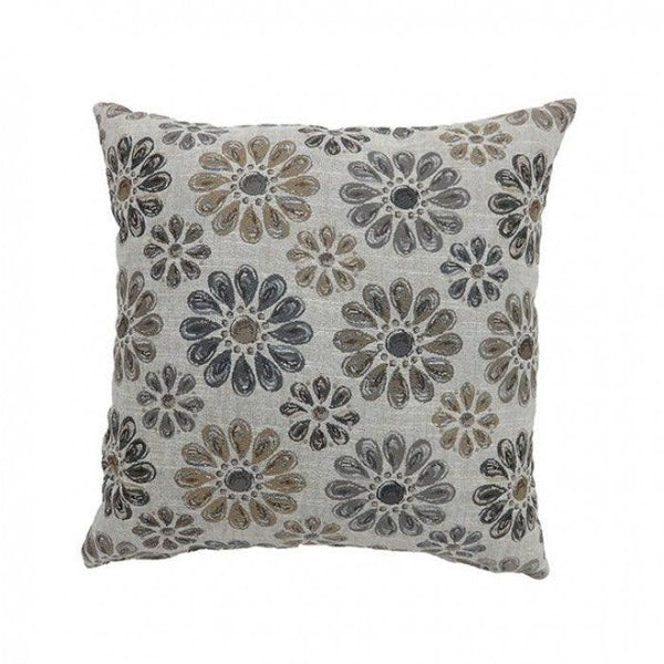 Kyra PL6024GY-S Gray/Multi Transitional Throw Pillow By furniture of america - sofafair.com
