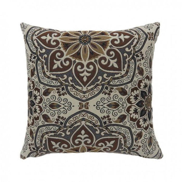 Tania PL6035S Brown/Multi Contemporary Throw Pillow By furniture of america - sofafair.com