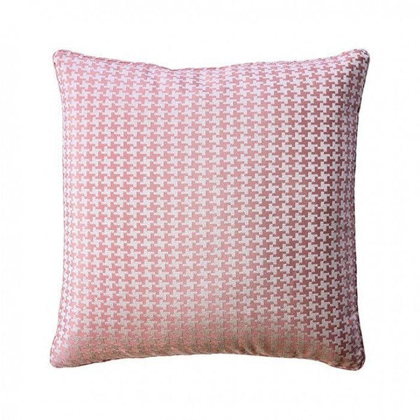 Jeri PL8003 Rose Pink Contemporary Throw Pillow By furniture of america - sofafair.com