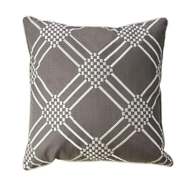 Bess PL8014 Dark Gray Contemporary Throw Pillow By Furniture Of America - sofafair.com