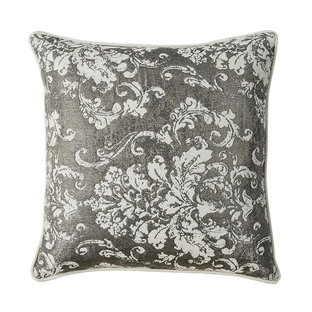 Shary PL8038 Silver/Gray Contemporary Throw Pillow By Furniture Of America - sofafair.com