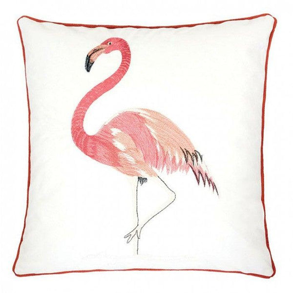 Lina PL8045-2PK Ivory/Pink Transitional Accent Pillow By furniture of america - sofafair.com