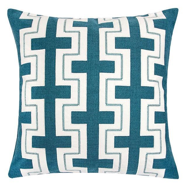 Kari PL8054-2PK Teal Contemporary Accent Pillow By Furniture Of America - sofafair.com