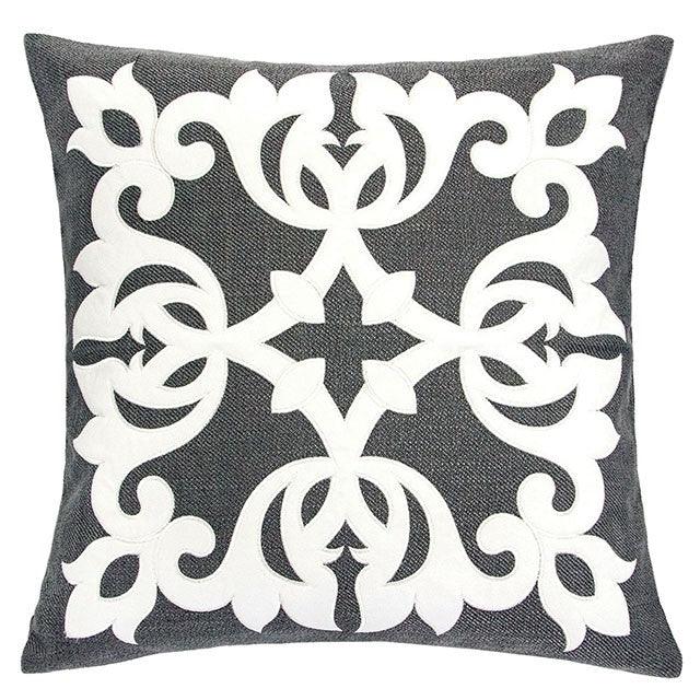 Trudy PL8056-2PK Gray Contemporary Accent Pillow By Furniture Of America - sofafair.com