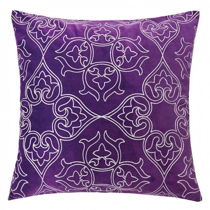 Kyla PL8064-2PK Purple Contemporary Accent Pillow By furniture of america - sofafair.com