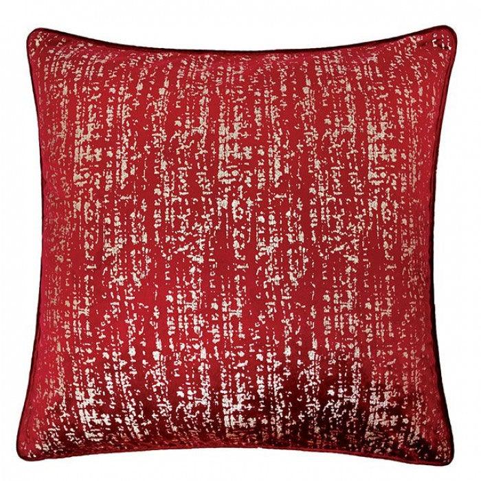 Belle PL8068-2PK Red Contemporary Accent Pillow By furniture of america - sofafair.com