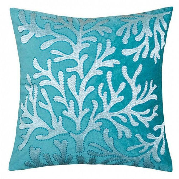 June PL8075-2PK Teal Novelty Accent Pillow By furniture of america - sofafair.com